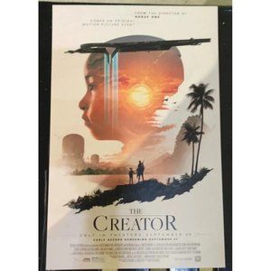 COPY - 2023 THE CREATOR EARLY ACCESS EXCLUSIVE AMC IMAX MOVIE FAN POSTER 17x11"…